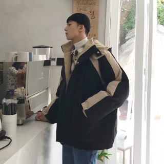 Áo phao nam dáng oversize - Hàng order