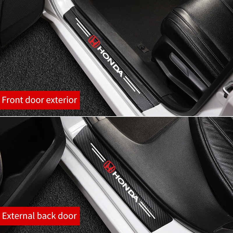 Miếng Dán Trang Trí Xe Hơi HONDA Bằng Sợi Carbon