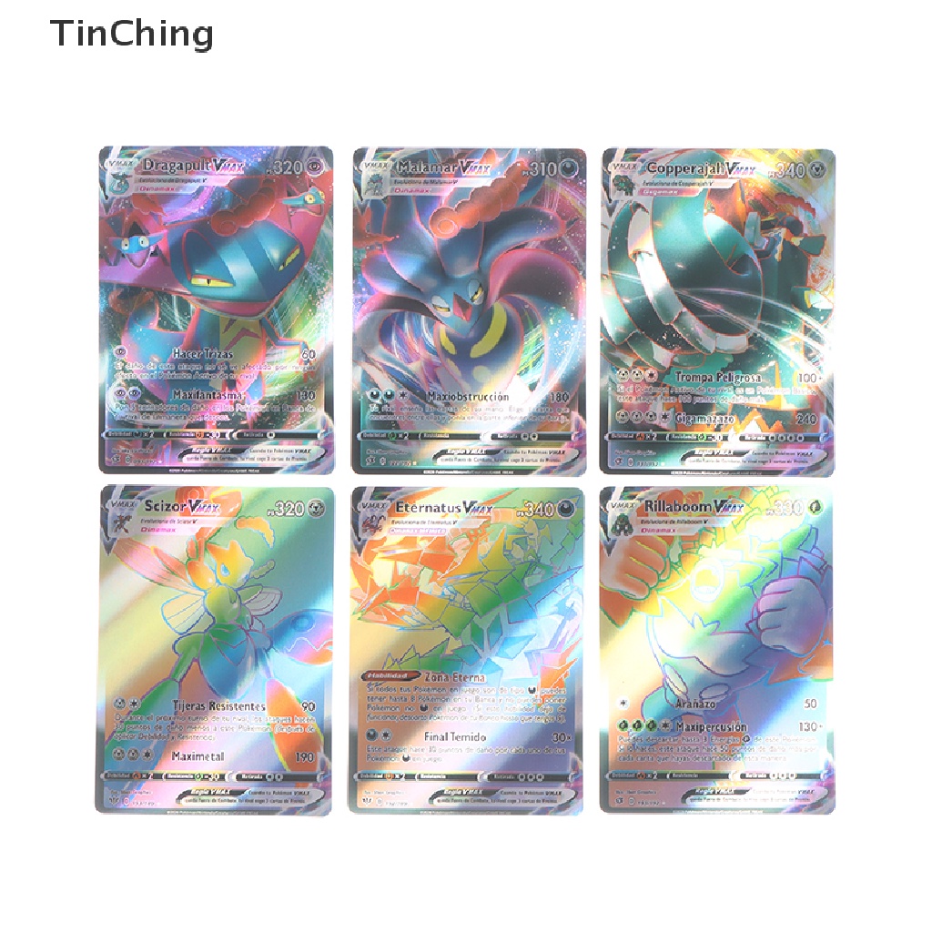 Bộ Thẻ Bài Pokemon Màu Cầu Vồng Ba Chiều Mới Nhất Dành Cho Trẻ Em