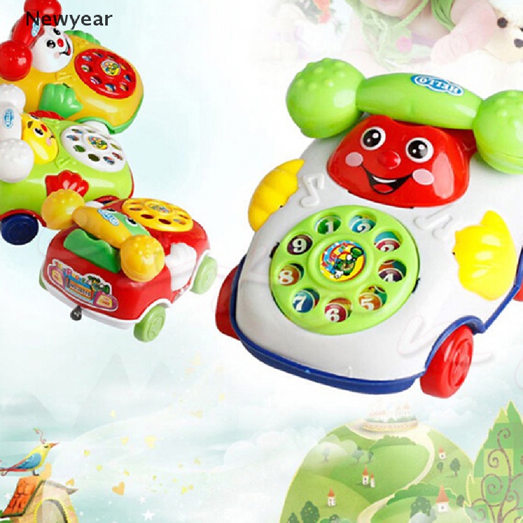 [Newyear] 1Pc baby toys music cartoon phone educational developmental kids toy gift Boutique