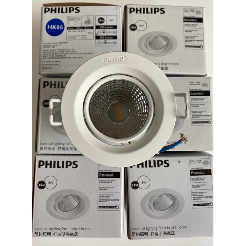 Đèn âm trần rọi philips 5w ,kyanite