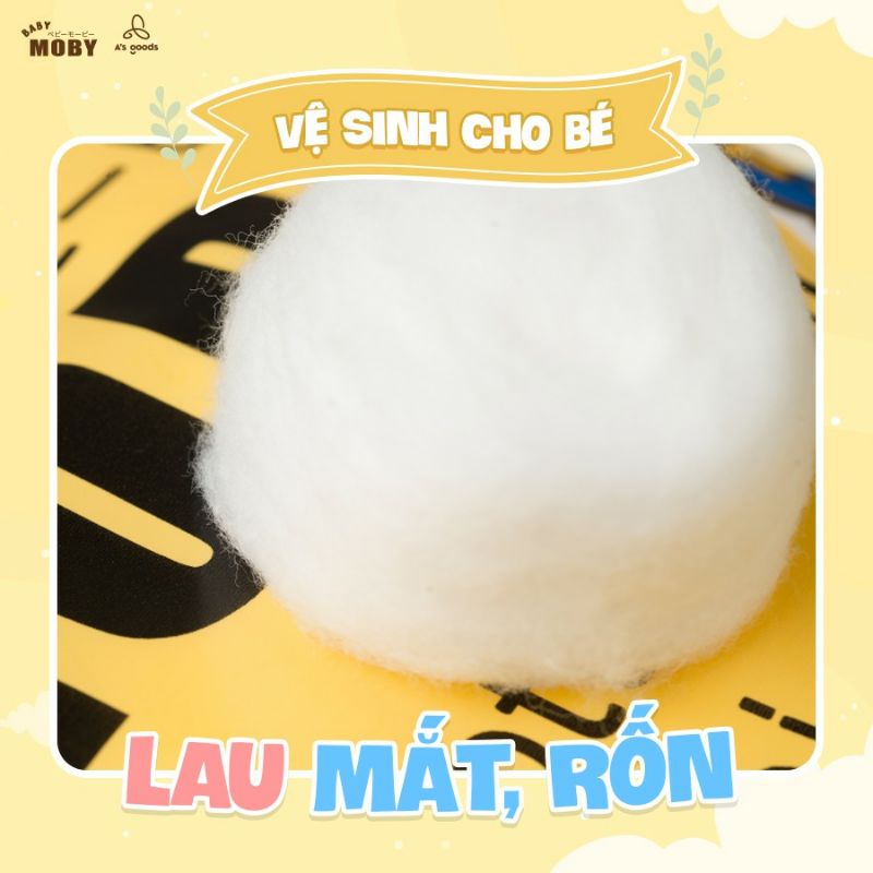 Bông Viên Đa Năng Moby Thái Lan 100gr