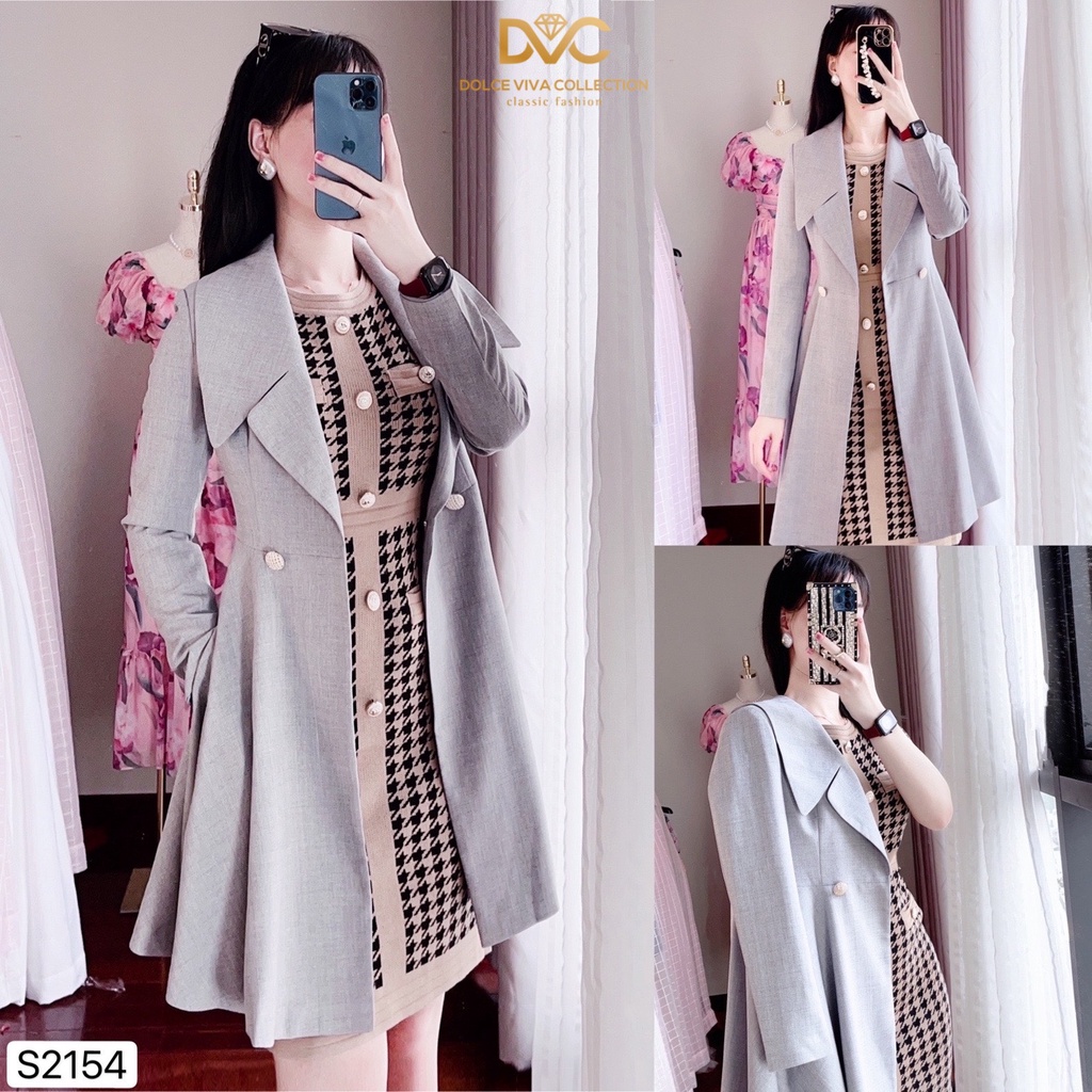 Áo vest dáng dài A2154 - DOLCE VIVA COLLECTION | BigBuy360 - bigbuy360.vn