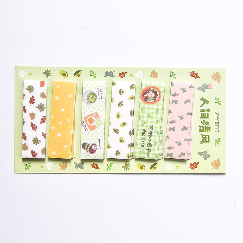Set nhãn dán họa tiết đồ ăn xinh xắn trang trí sổ tay