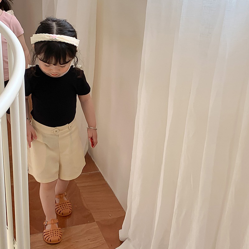 Áo Thun Tay Ngắn Cổ Tròn Đính Nơ Thời Trang Mùa Hè Se7en