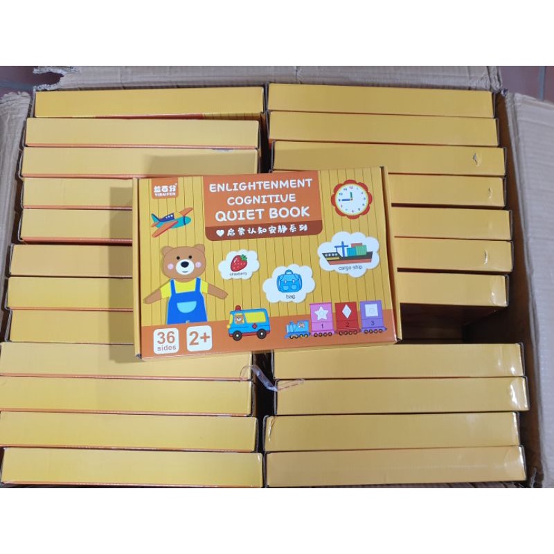 Học liệu Montessori bóc dán thông minh 17 chủ đề Busy book, bóc dán dùng nhiều lần cho trẻ 2-6 tuổi