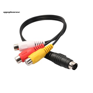 【OPHE】Dây cáp nối S-Video 4 chốt tới TV 3 RCA