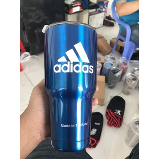 Ly giữ nhiệt xanh dương 900ml có túi nắp và ống hút