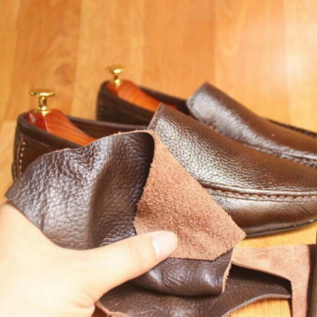 Giày lười nam da bò thật 100% bảo hành 1 năm Siêu Đẹp hàng cso bảo hành