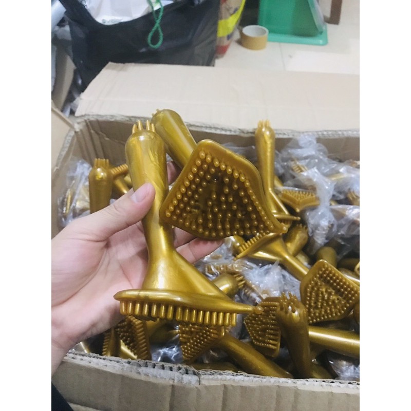 Bàn chải kinh lạc ảnh thật 100%, lưu thông kí huyết