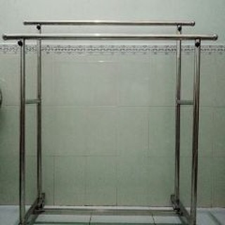 Sào phơi đồ inox đôi (Không bánh xe )