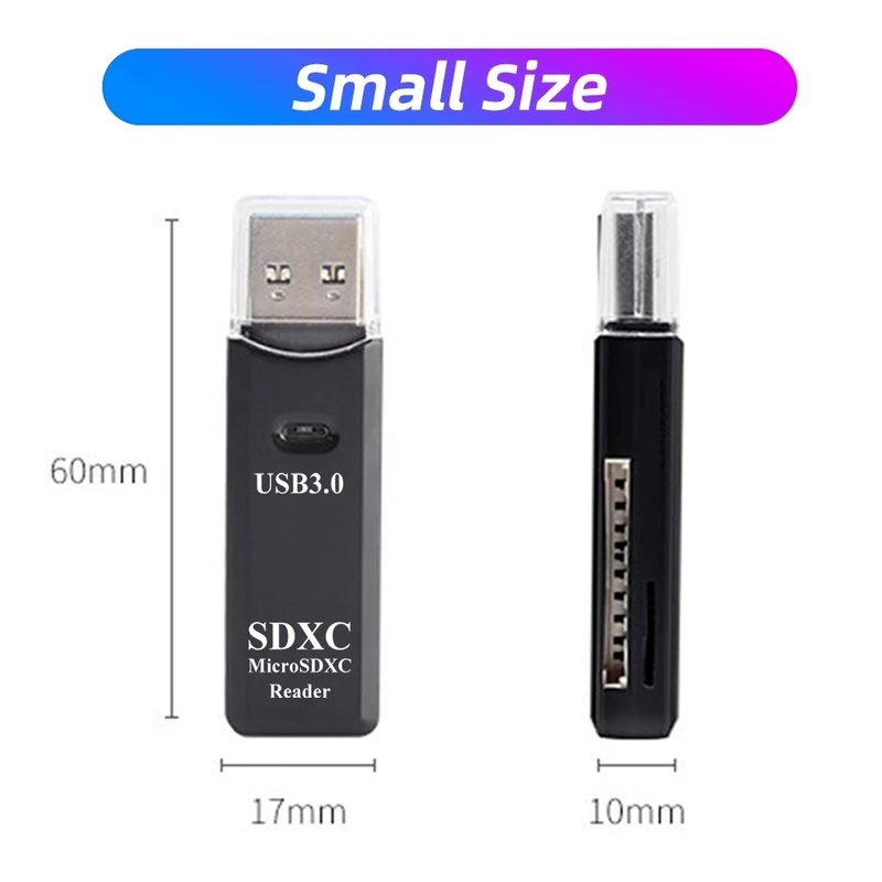 Đầu Đọc Thẻ Nhớ Usb 3.0 2 Trong 1 Tiện Dụng