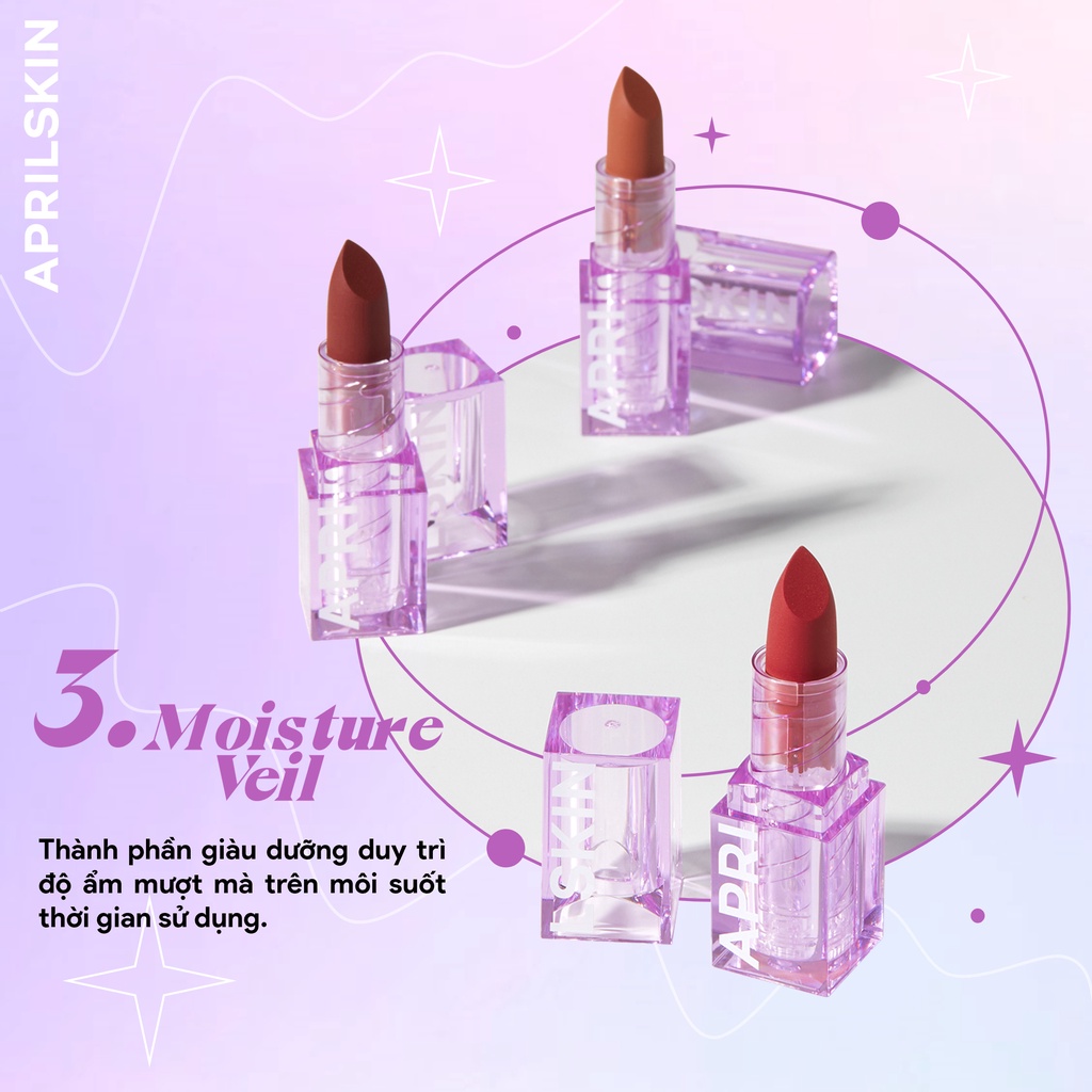 Son Thỏi Lì Aprilskin Ultra Real Matte Lipstick (3.7g)