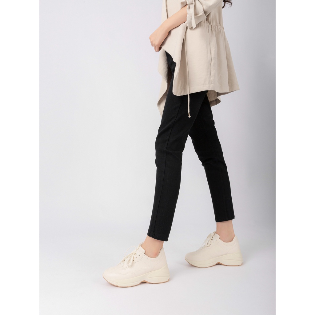 Giày Thể Thao Nữ Sneaker Da Mịn HAPAS - GSK21 🕦