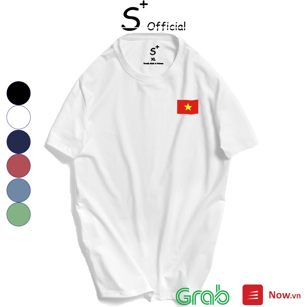 Áo thun nam tay ngắn SPLUS vải Cotton lạnh co giãn,dày dặn, form regular fit ATVN in logo Việt Nam | BigBuy360 - bigbuy360.vn