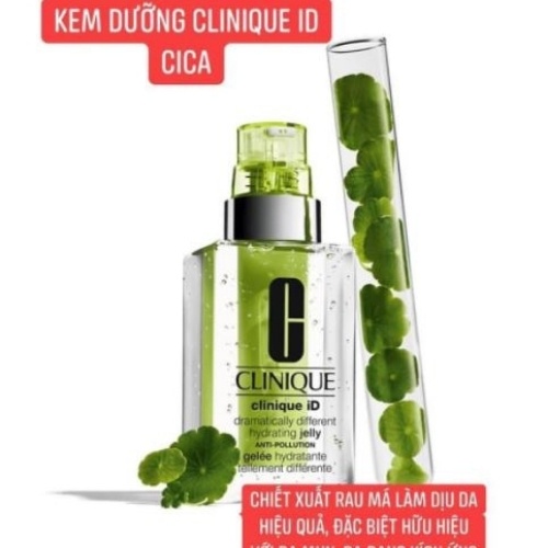 Kem dưỡng da CLINIQUE ID Dramatically Different Hydrating Jelly tinh chất nhân sâm gingsen, rau má cica, anh đào sakura