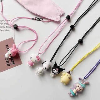 Dây đeo mắt kính bằng nhựa acrylic họa tiết Hoạt hình sáng tạo