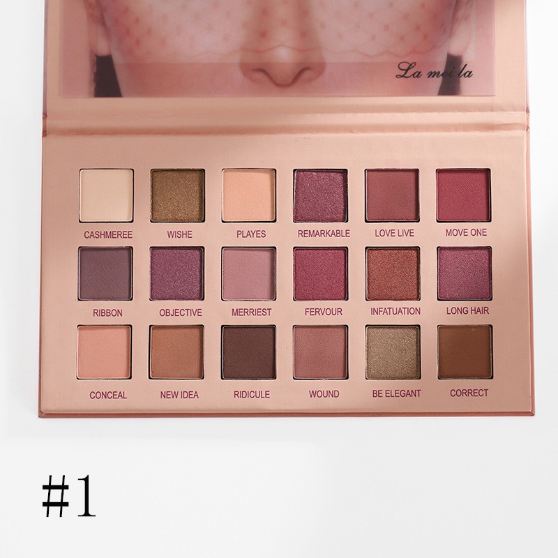 Bảng phấn mắt 18 màu LAMEILA - BT96 | BigBuy360 - bigbuy360.vn