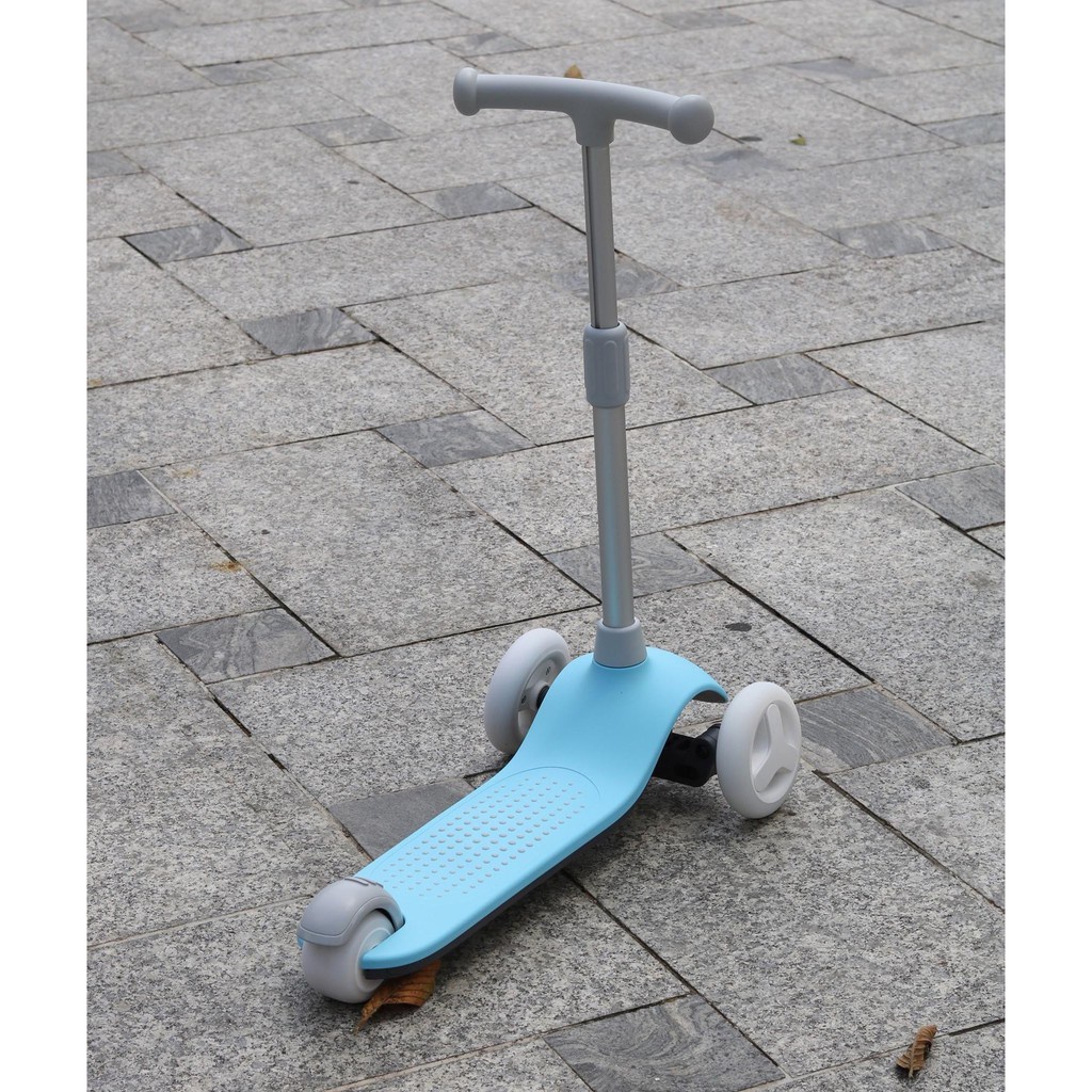 Xe trượt trẻ em Scooter Mitu, 3 bánh, có đèn dưới bánh xe, chịu tải 50kg hàng chính hãng