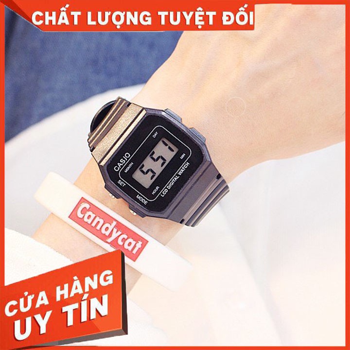 [THANH LÝ GIÁ GỐC] Đồng Hồ Điện Tử Thời Trang Nam Nữ Dây Nhựa Bền Chống Nước Màu Đen S5 STORE DH008 | BigBuy360 - bigbuy360.vn