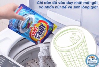 gói tẩy Vệ sinh tẩy lông máy giặt Hàn Quốc cực mạnh cực sạch