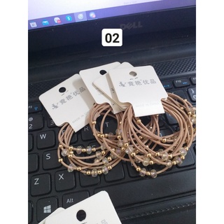 Sét 2 cột tóc pha lê lấp lánh