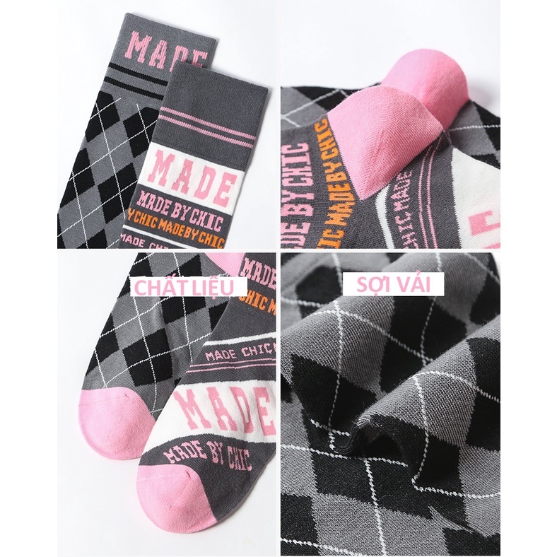 VỚ,TẤT THỂ THAO HENNY RUE MADE CHIC NHIỀU HỌA TIẾT MITAOGIRL.