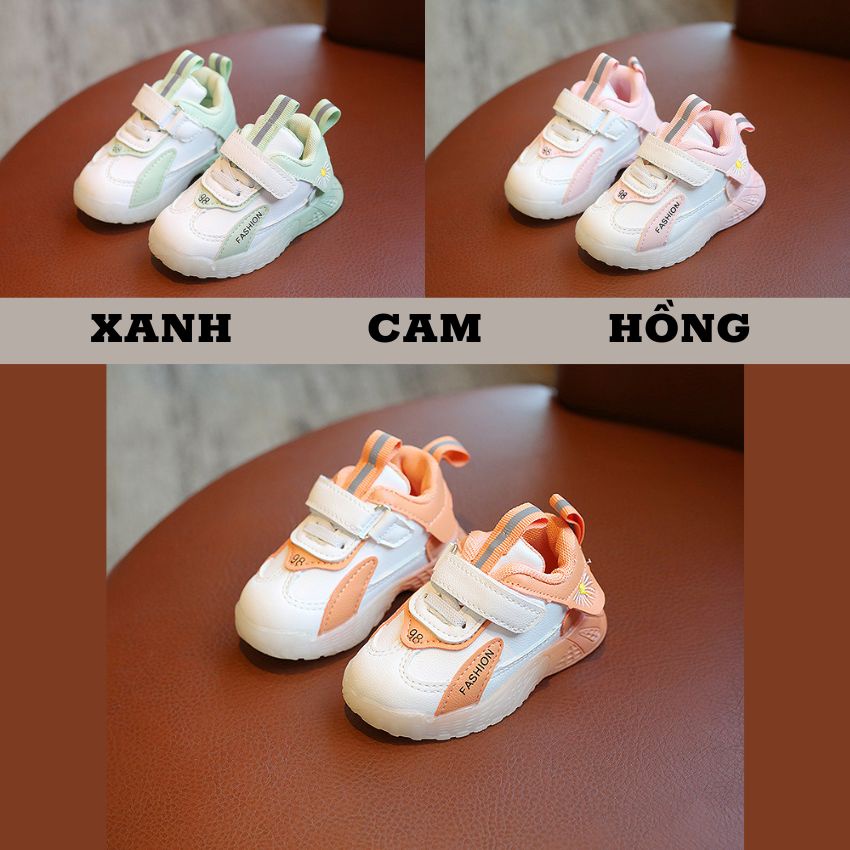 Giày Thể Thao Bé Trai Bé Gái Cao Cấp 1 Đến 5 Tuổi Đế Mềm Kiểu Dáng Dễ Thương,Giày Trẻ Em Mẫu Mới Nhất 2022 GE06