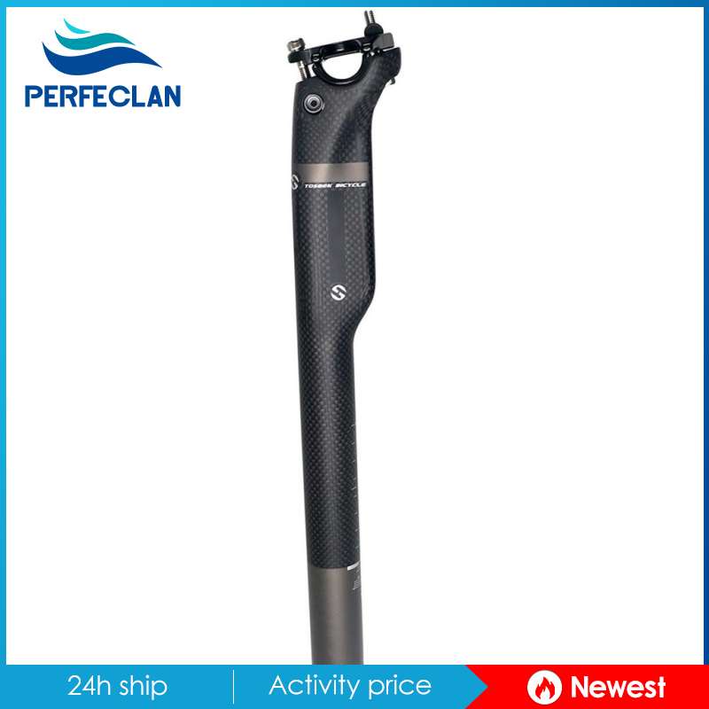 Trục Gắn Yên Xe Đạp 30.8 Bằng Sợi Carbon Dài 350mm 400mm 30.8x350mm