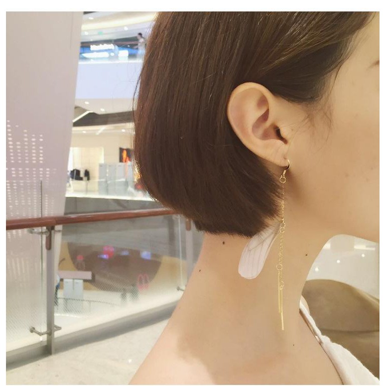 Khuyên tai CÁNH CHUỒN TRONG bông tai nữ phụ kiện thời trang xinh xắn dễ thương