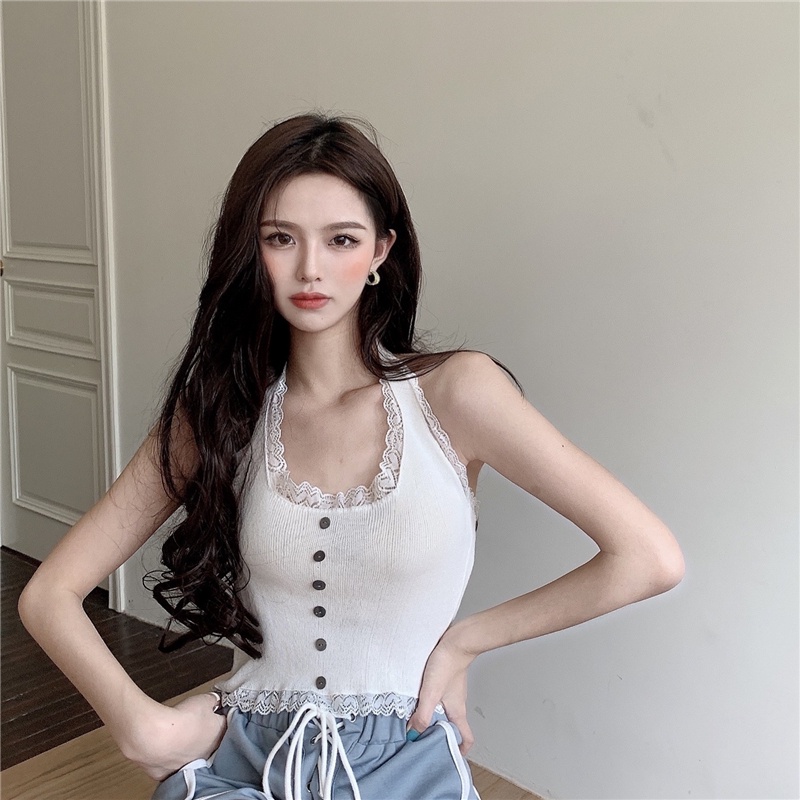 NRVP Áo Khoác Cardigan Dệt Kim Tay Ngắn Dáng Rộng Thiết Kế Mới Thời Trang Theo Phong Cách Hàn Quốc