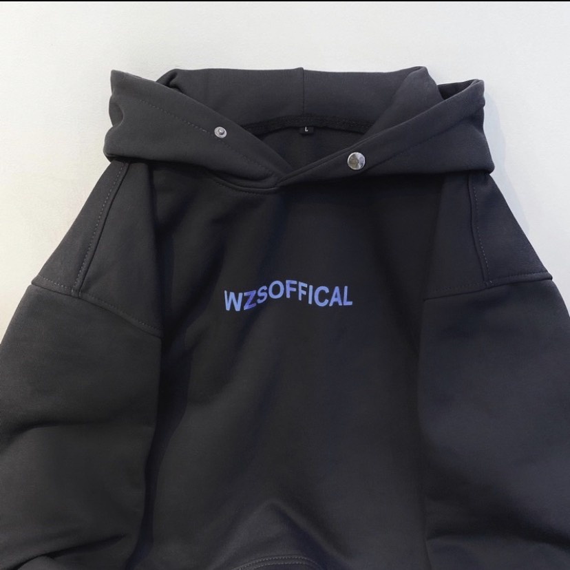 Áo Hoodie Nam Nữ SOFFICALL Vải Nỉ Dày Dặn Phối Nút Bấm Cổ Cao Ấm ÁP Phong Cách Ulzzang Korea Cực Hot - CADO FASHION