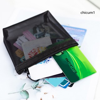 Túi Lưới Khóa Kéo Đựng Mỹ Phẩm Du Lịch Tiện Dụng