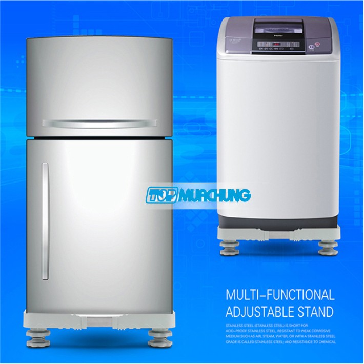 Kệ tủ lạnh máy giặt đa năng (Cho máy giặt dưới 10kg, tủ lạnh dưới 300kg) Tân Minh Phát