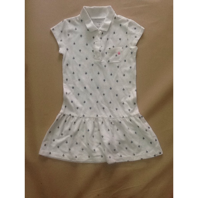Váy đuôi cá cổ bẻ cho bé size 5T