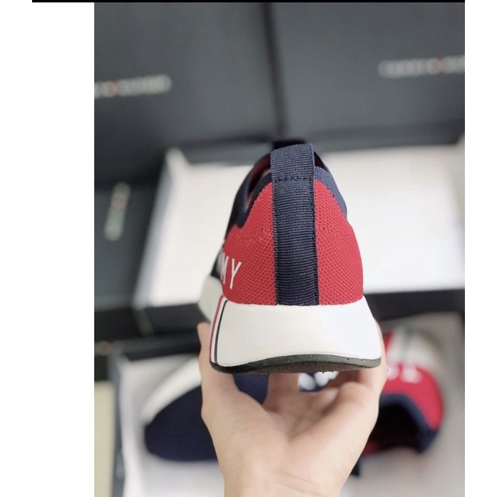 Slip on Tommy Hilfiger Aliah Sneaker Unisex  chính hãng màu xanh Dương