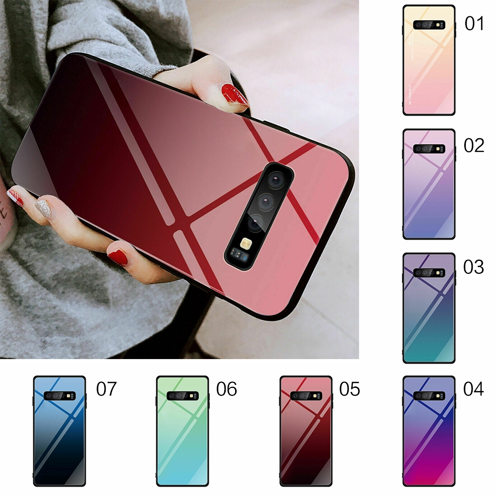 Ốp lưng màu gradient cho điện thoại Samsung S10 Plus