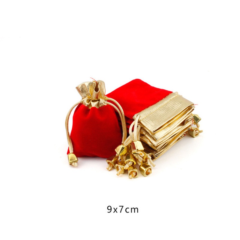 Túi đựng đồ trang sức vải nhung thiết kế tinh tế thời trang