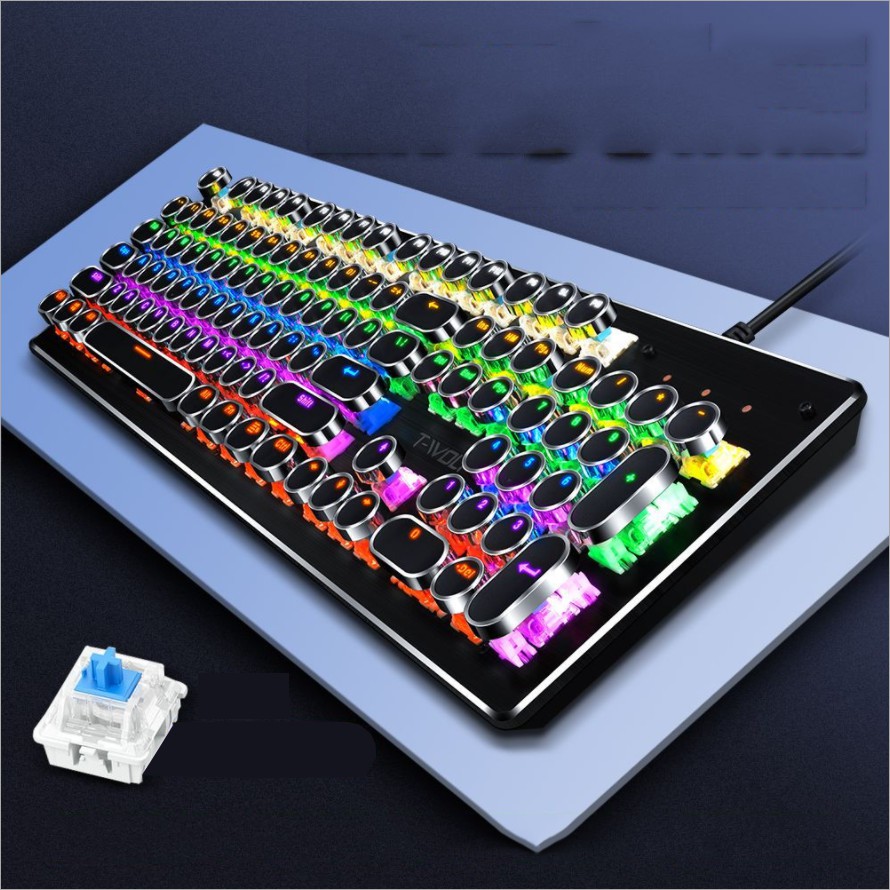Bàn Phím Cơ Gaming T70  cao cấp, nhiều chế độ led, phím tạch tạch cảm giác chơi game cực đã BH 12 tháng