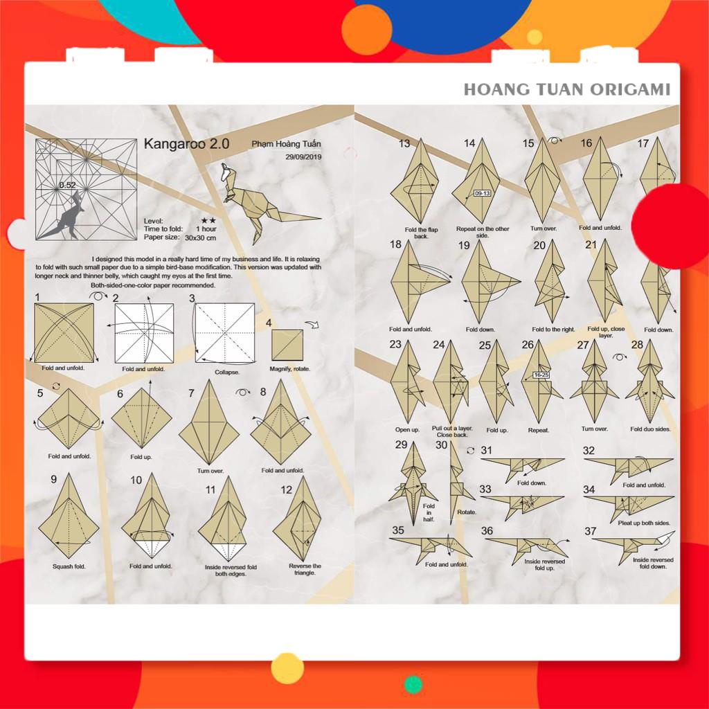 [E-book] MẪU GẤP KANGAROO ORIGAMI