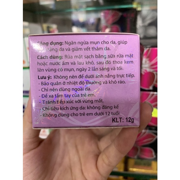Kem ngừa mụn-trắng da -ngừa vết thâm OLY HT 12g