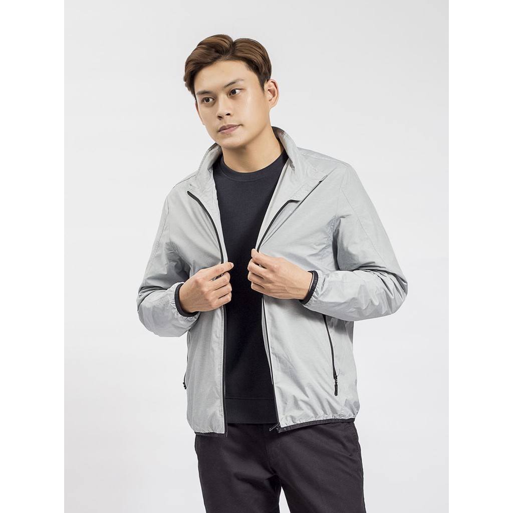 Áo Khoác Cổ Bẻ Aristino AJK007w8 Màu Xám Nhạt 110- AJK007w8 Regular còn L/XL | BigBuy360 - bigbuy360.vn