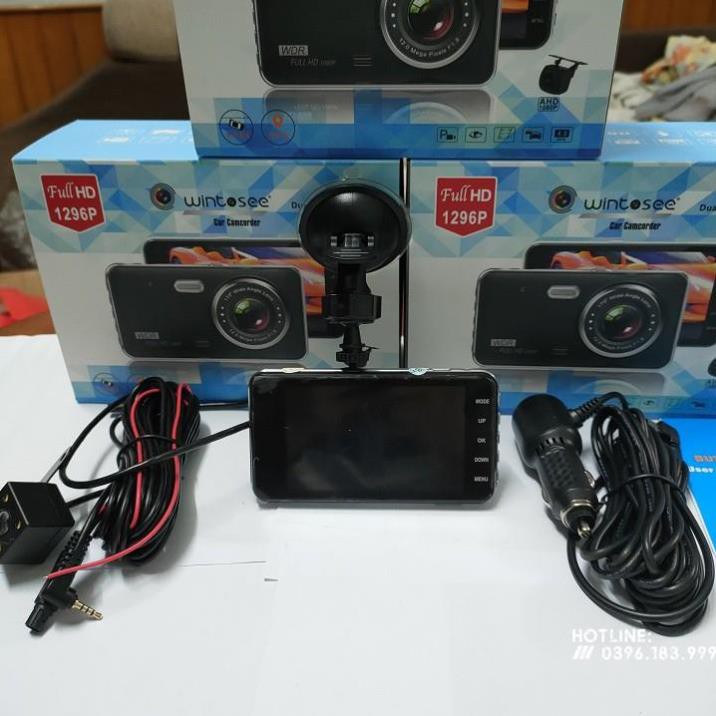 Camera hành trình ô tô Wintosee V8 gps màn hình 4 Inch 2K Siêu nét - Dual Camera | BigBuy360 - bigbuy360.vn