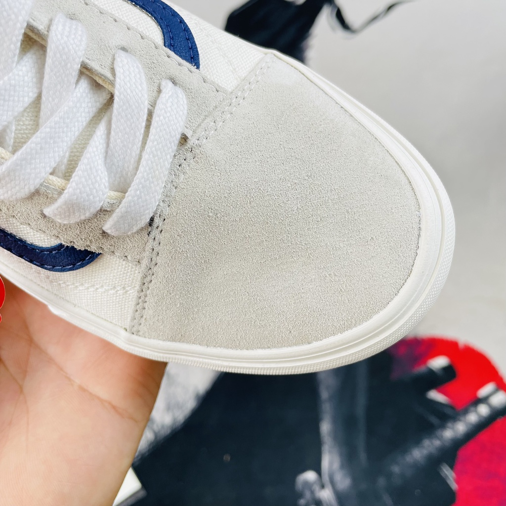 Giày sneakers vans style  kẻ xanh | Giày Khúc Cảnh |