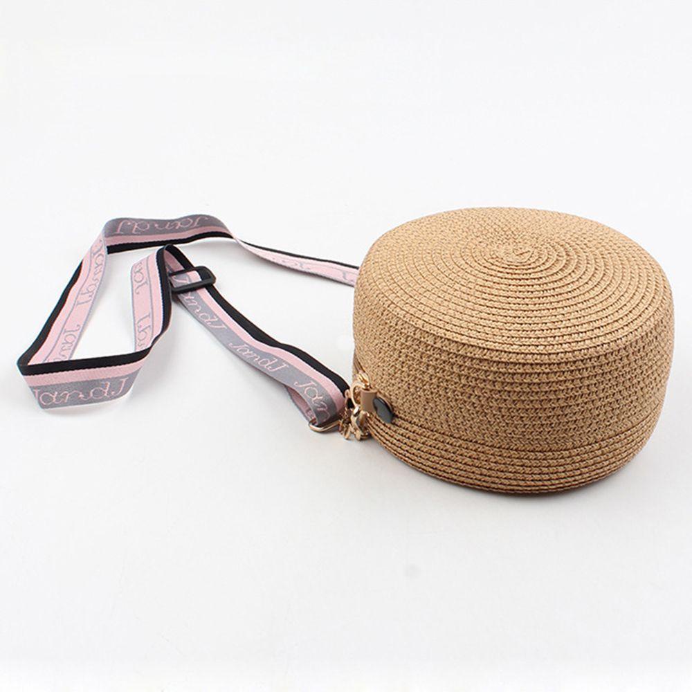 Túi cói Đan Mây Hình Tròn Phong Cách Bohemia Thời Trang Đi Biển Cho Bé