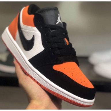 Giày Jordan  Đen Cam , Giày Sneaker jodan1 Thấp Cổ Cam Full Box | BigBuy360 - bigbuy360.vn