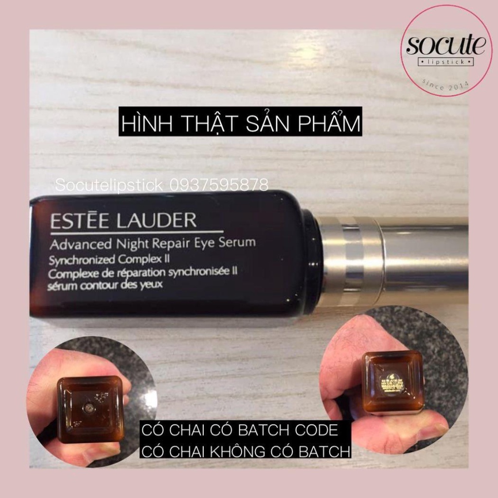 Unbox - Tinh chất dưỡng vùng mắt Esstee Lauder Advanced Night Repair Eye Serum Unbox Date 7-24
