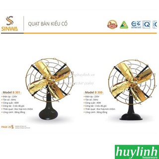 QUẠT BÀN SINWA B300