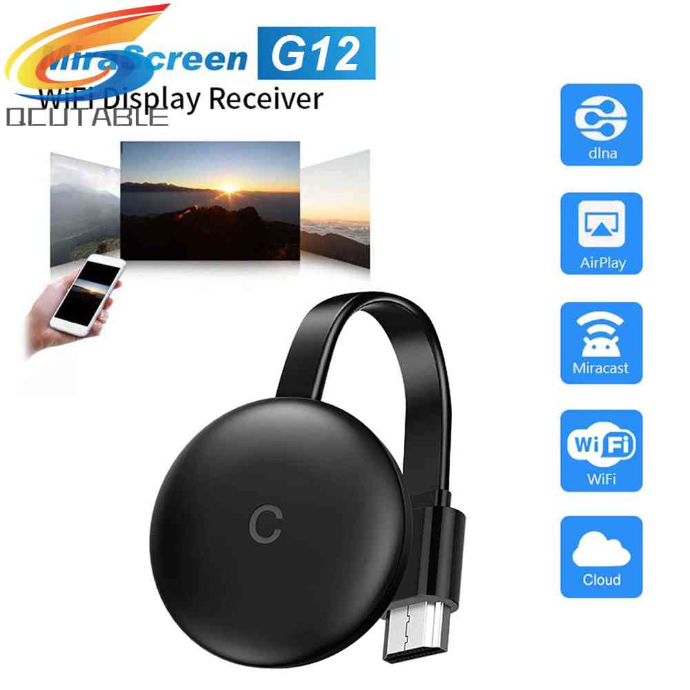 Thiết Bị Nhận Tín Hiệu Màn Hình Không Dây G12 4K HDMI Cho TV / Máy Chiếu