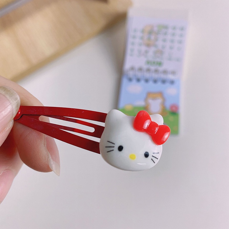 Kẹp Tóc Bb Hình Hello Kitty Dễ Thương Thời Trang Năm 2021